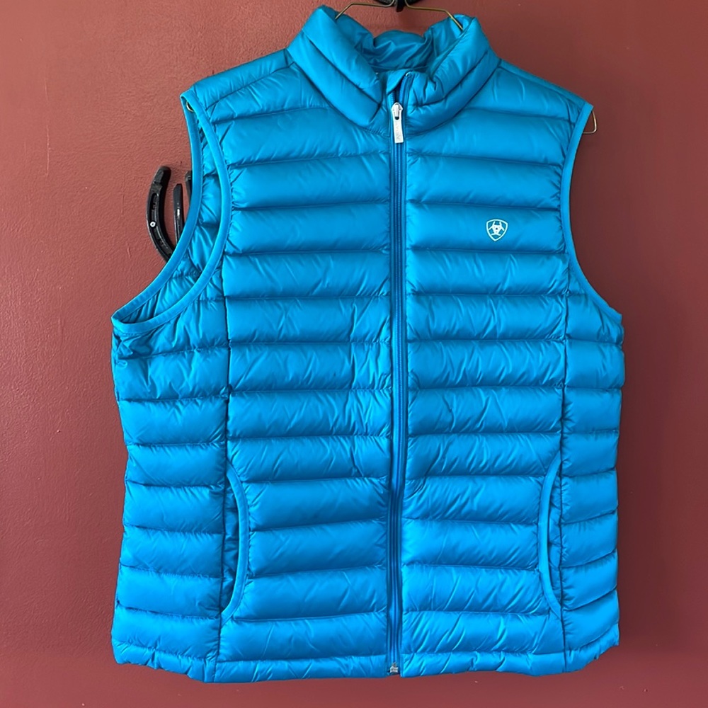 Womens Ariat XLTeal Puffer Vest